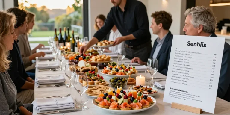 aperitif dinatoire pour 20 personnes