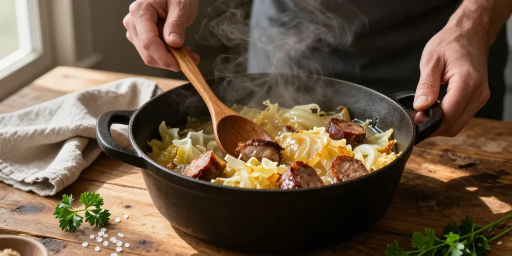potée choux chair à saucisse