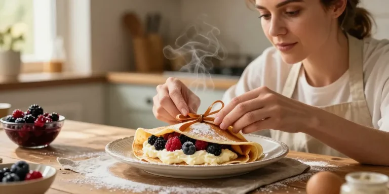 aumoniere de crepe