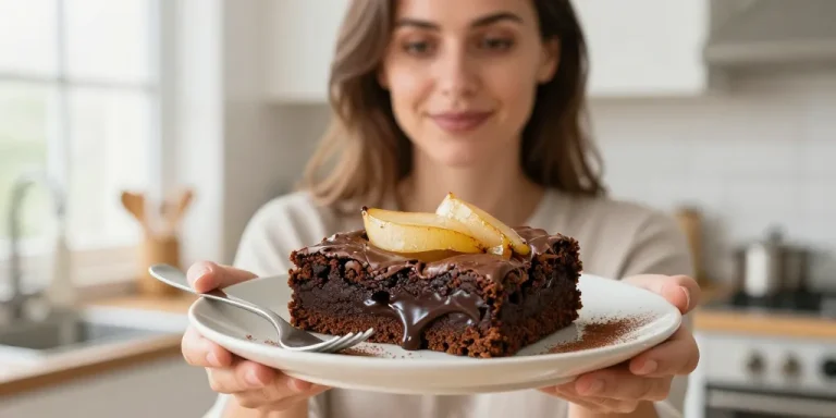 brownie poire chocolat