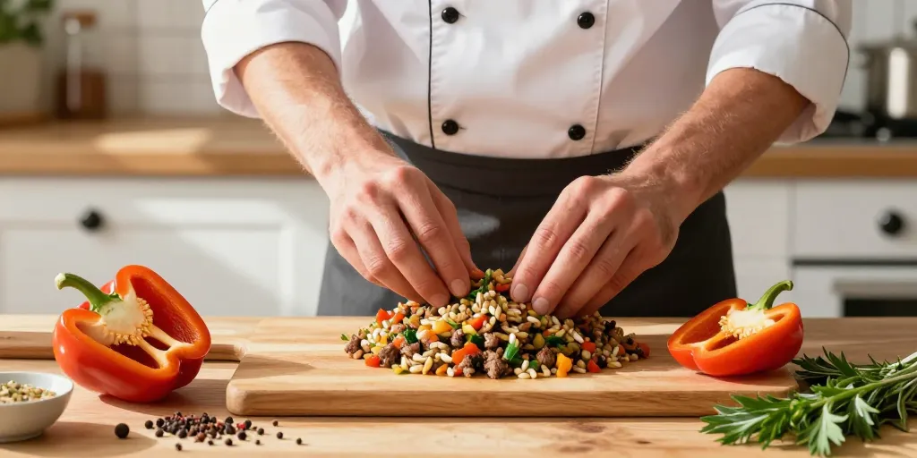 legumes farcies sans viande