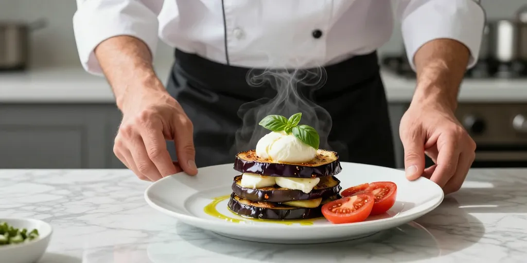 Aubergine mozza tomate : la méthode pour une cuisson légère et fondante