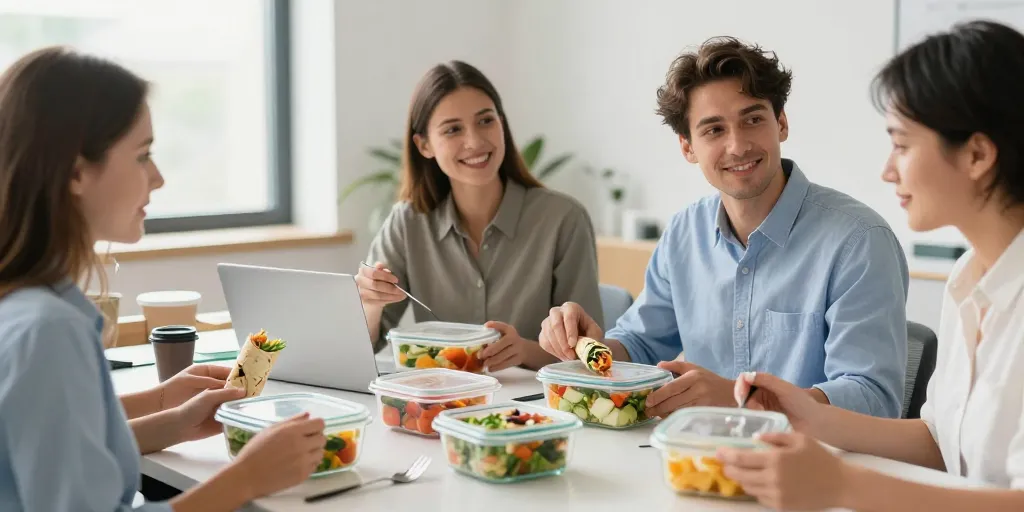 Idée repas entre collègues travail : les 10 plats faciles à transporter
