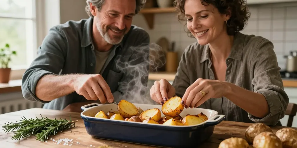 Rattes au four : la méthode pour une cuisson croustillante et fondante