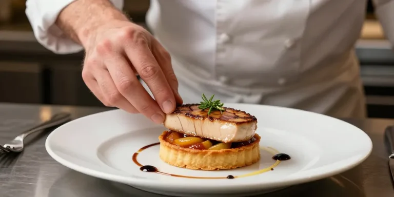 tarte tatin au foie gras